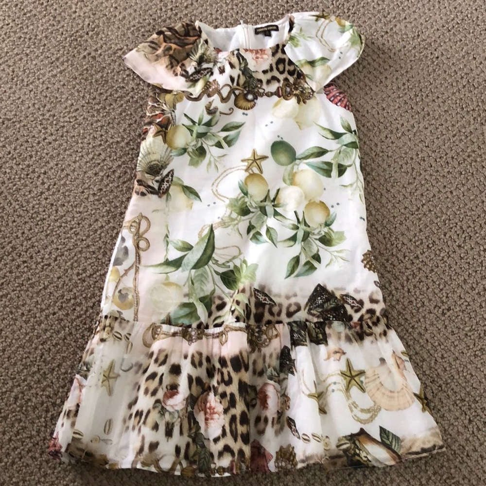 Roberto cavalli dress girls size 10